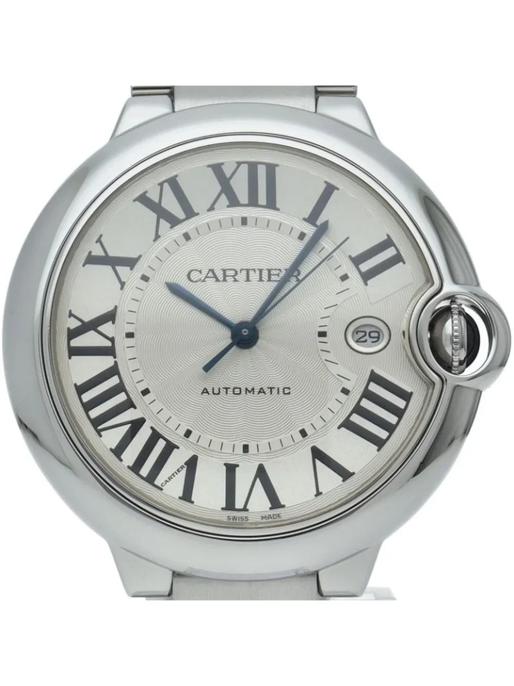 Cartier Ballon Bleu LM Watch 42 Auto SS Silver